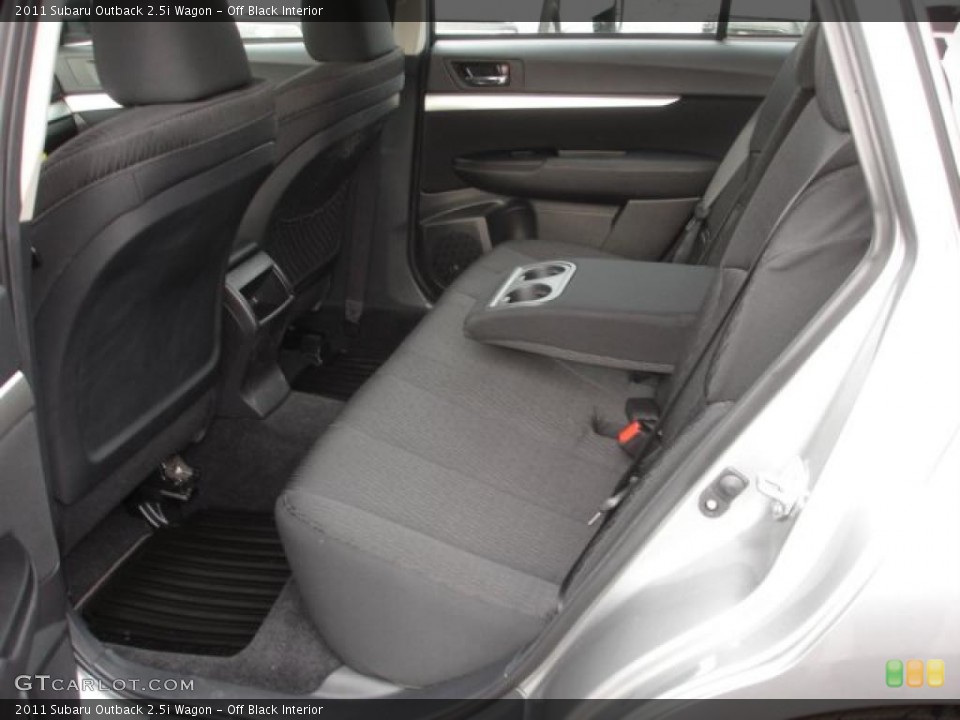 Off Black Interior Photo for the 2011 Subaru Outback 2.5i Wagon #44837828