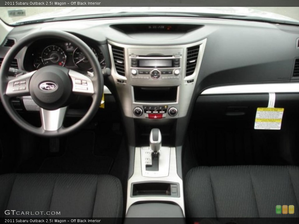 Off Black Interior Dashboard for the 2011 Subaru Outback 2.5i Wagon #44837844
