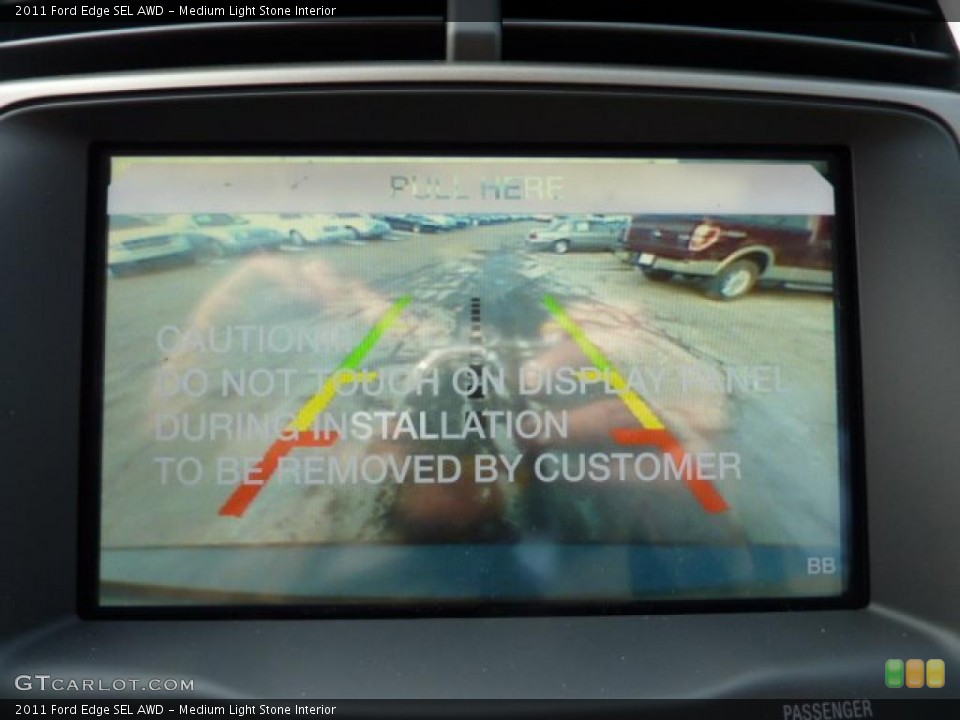 Medium Light Stone Interior Navigation for the 2011 Ford Edge SEL AWD #44838494