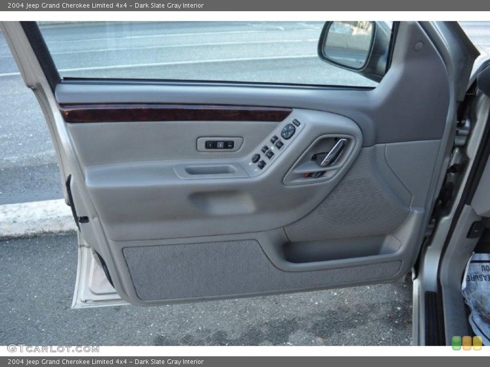 Dark Slate Gray Interior Door Panel for the 2004 Jeep Grand Cherokee Limited 4x4 #44839556