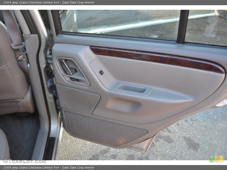 Dark Slate Gray Interior Door Panel for the 2004 Jeep Grand Cherokee Limited 4x4 #44839600