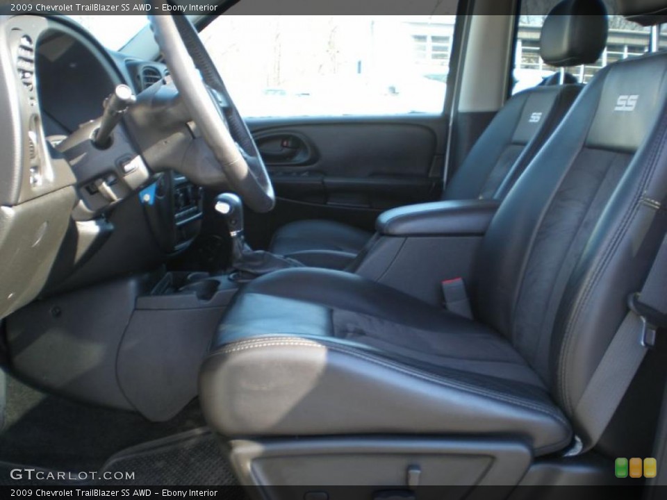 Ebony Interior Photo for the 2009 Chevrolet TrailBlazer SS AWD #44840632