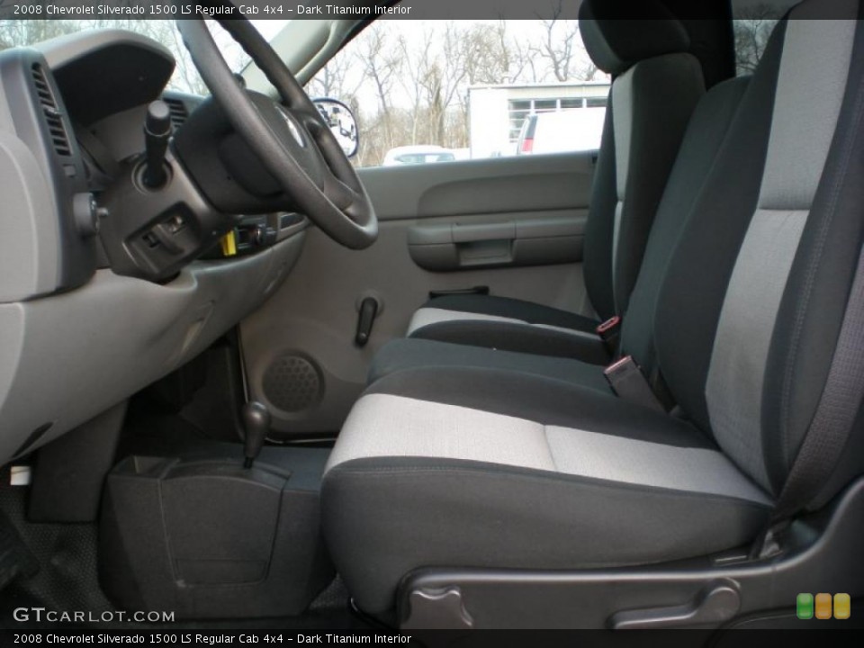 Dark Titanium Interior Photo for the 2008 Chevrolet Silverado 1500 LS Regular Cab 4x4 #44841280