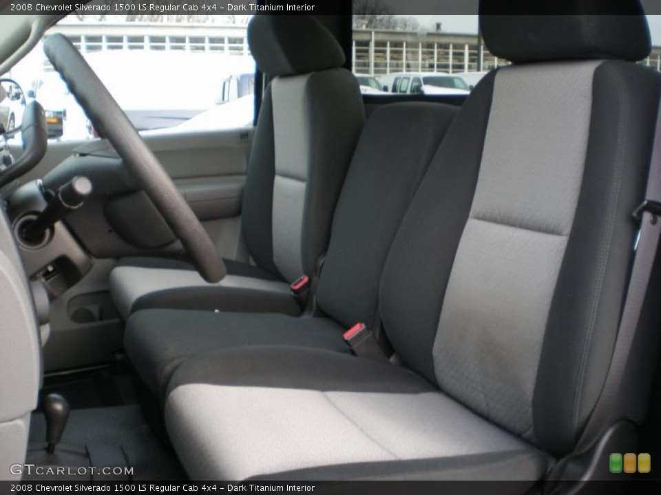 Dark Titanium Interior Photo for the 2008 Chevrolet Silverado 1500 LS Regular Cab 4x4 #44841300