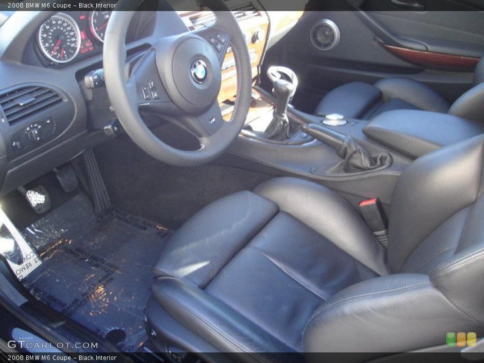 Black Interior Prime Interior for the 2008 BMW M6 Coupe #44843772