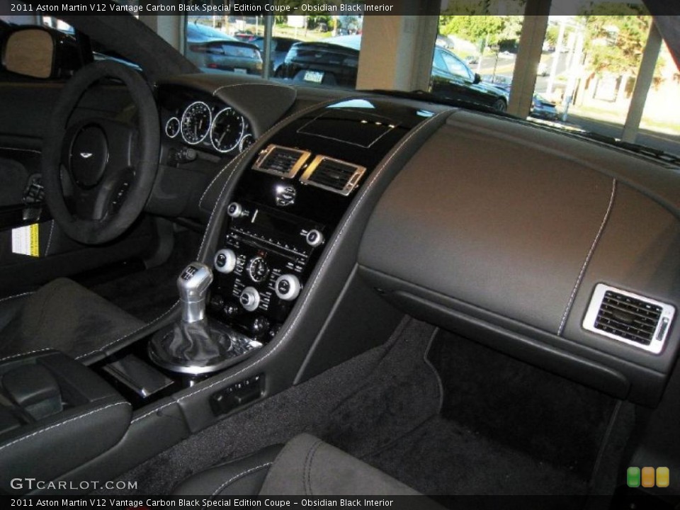 Obsidian Black Interior Dashboard for the 2011 Aston Martin V12 Vantage Carbon Black Special Edition Coupe #44845032