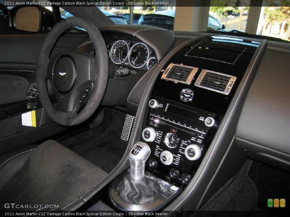 Obsidian Black Interior Controls for the 2011 Aston Martin V12 Vantage Carbon Black Special Edition Coupe #44845040
