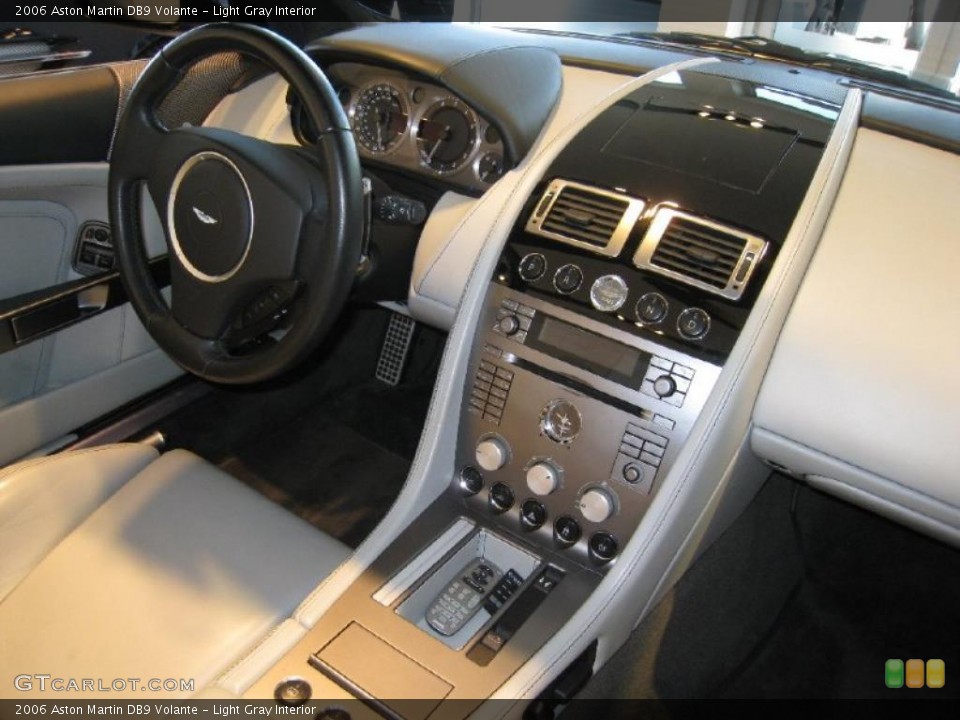 Light Gray Interior Controls for the 2006 Aston Martin DB9 Volante #44845420