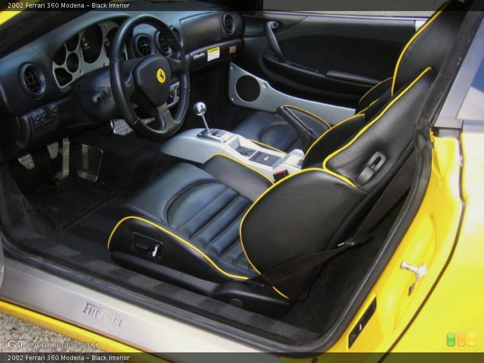 Black Interior Prime Interior for the 2002 Ferrari 360 Modena #44846768