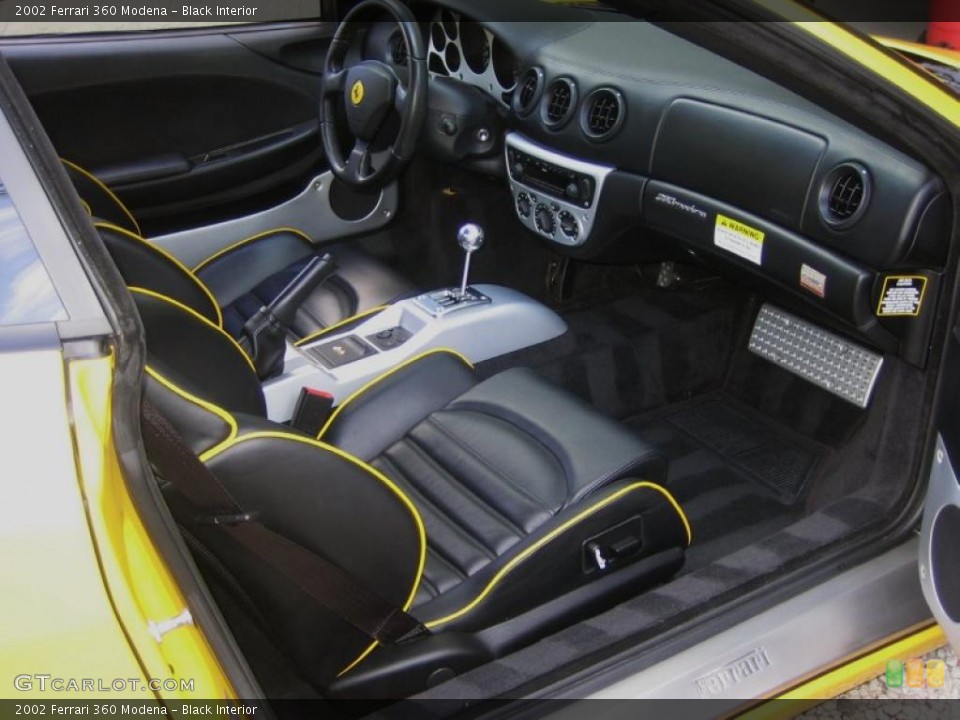 Black Interior Dashboard for the 2002 Ferrari 360 Modena #44846836