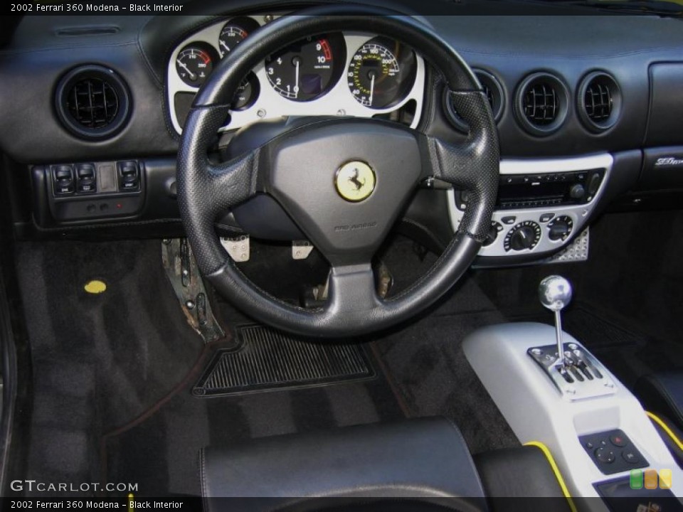 Black Interior Dashboard for the 2002 Ferrari 360 Modena #44846872