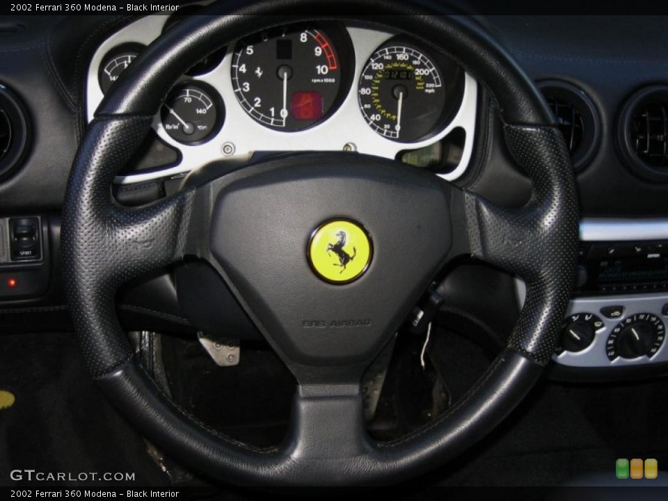 Black Interior Steering Wheel for the 2002 Ferrari 360 Modena #44846904