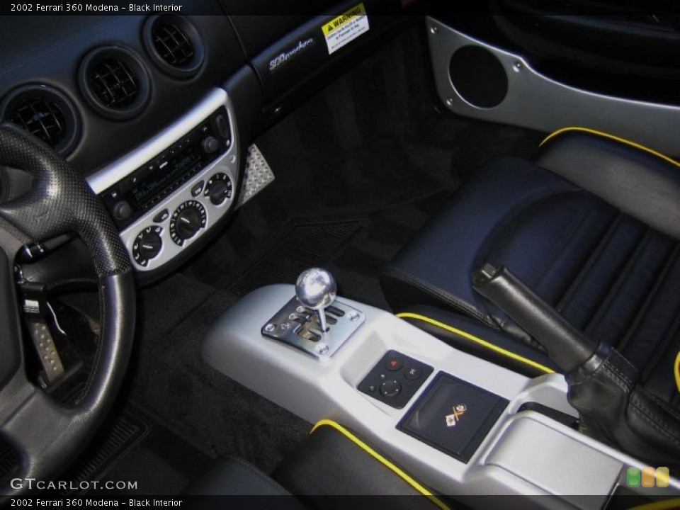 Black Interior Transmission for the 2002 Ferrari 360 Modena #44846976