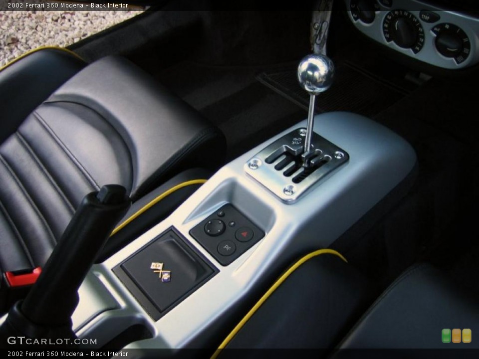 Black Interior Transmission for the 2002 Ferrari 360 Modena #44847096