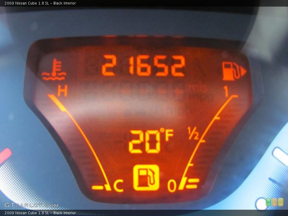 Black Interior Gauges for the 2009 Nissan Cube 1.8 SL #44850692