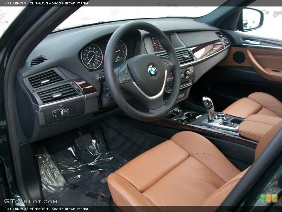 Saddle Brown Interior Prime Interior for the 2010 BMW X5 xDrive35d #44850724