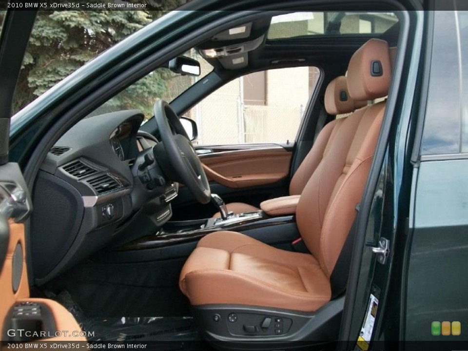 Saddle Brown Interior Photo for the 2010 BMW X5 xDrive35d #44850768