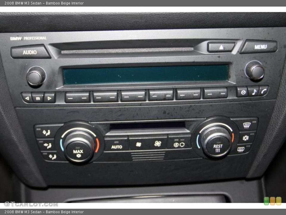 Bamboo Beige Interior Controls for the 2008 BMW M3 Sedan #44851448
