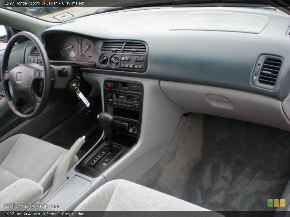 Gray Interior Dashboard for the 1997 Honda Accord LX Sedan #44851456