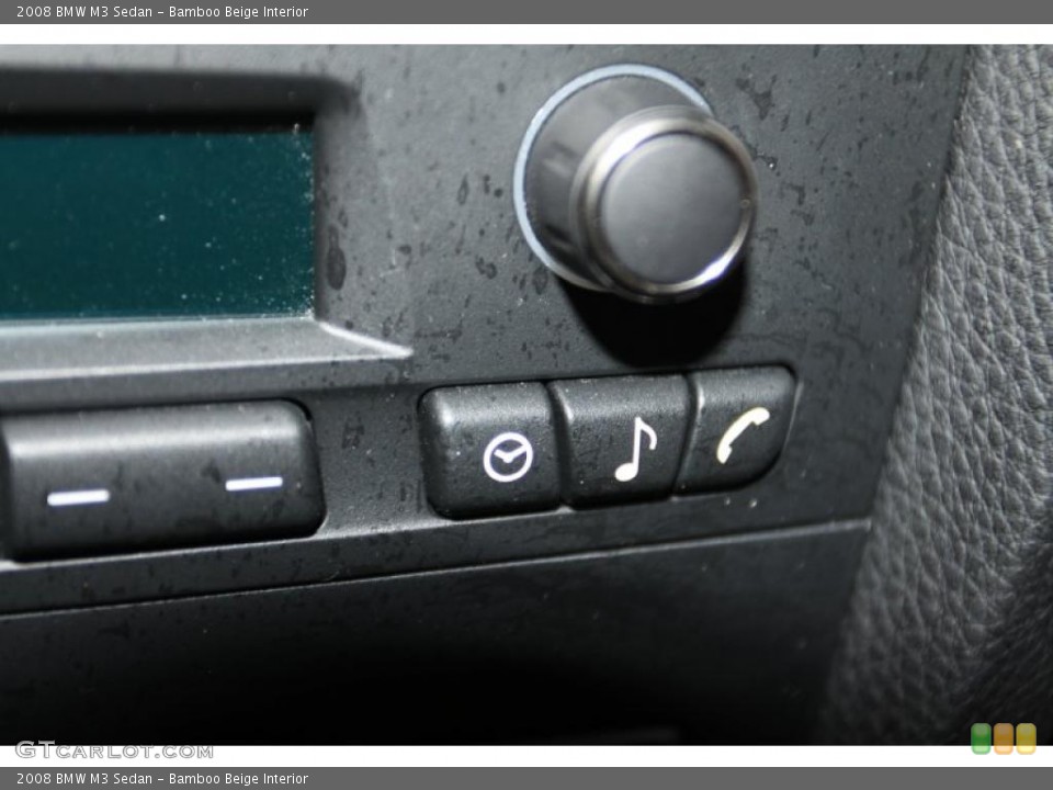 Bamboo Beige Interior Controls for the 2008 BMW M3 Sedan #44851488