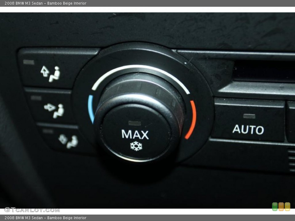 Bamboo Beige Interior Controls for the 2008 BMW M3 Sedan #44851500