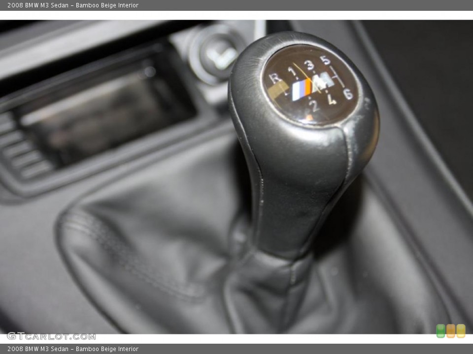 Bamboo Beige Interior Transmission for the 2008 BMW M3 Sedan #44851548