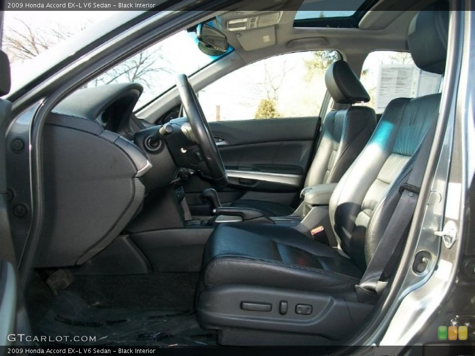 Black Interior Photo for the 2009 Honda Accord EX-L V6 Sedan #44852568