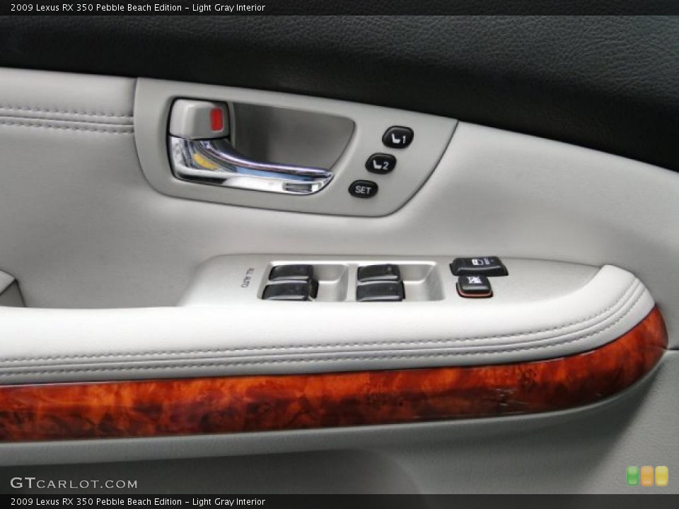 Light Gray Interior Controls for the 2009 Lexus RX 350 Pebble Beach Edition #44856220