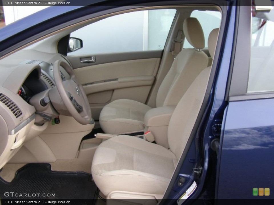 Beige Interior Photo for the 2010 Nissan Sentra 2.0 #44856508