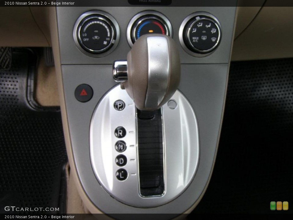 Beige Interior Transmission for the 2010 Nissan Sentra 2.0 #44856568