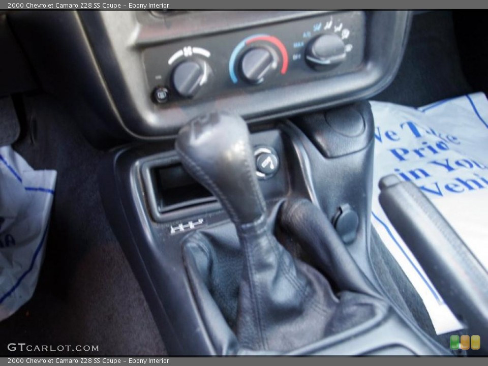 Ebony Interior Transmission for the 2000 Chevrolet Camaro Z28 SS Coupe #44861773