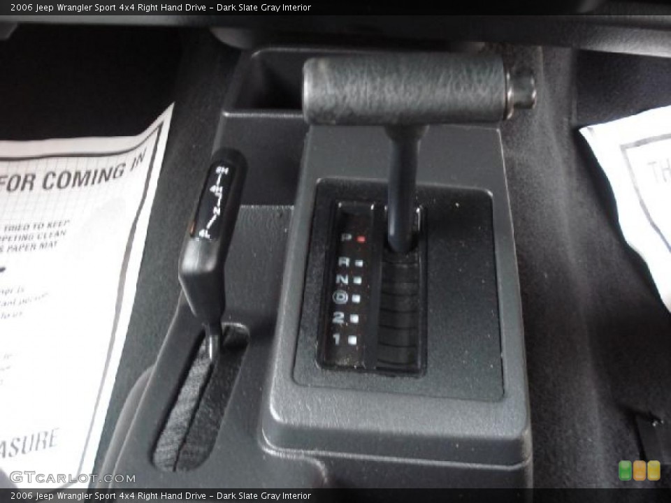 Dark Slate Gray Interior Transmission for the 2006 Jeep Wrangler Sport 4x4 Right Hand Drive #44863433