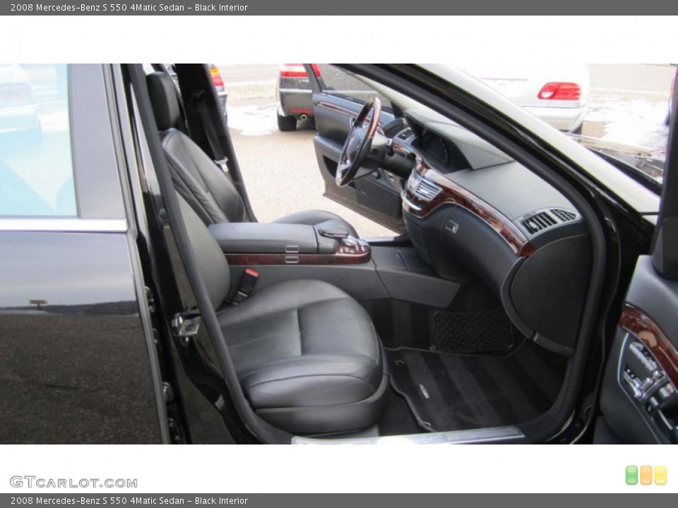 Black Interior Photo for the 2008 Mercedes-Benz S 550 4Matic Sedan #44864645