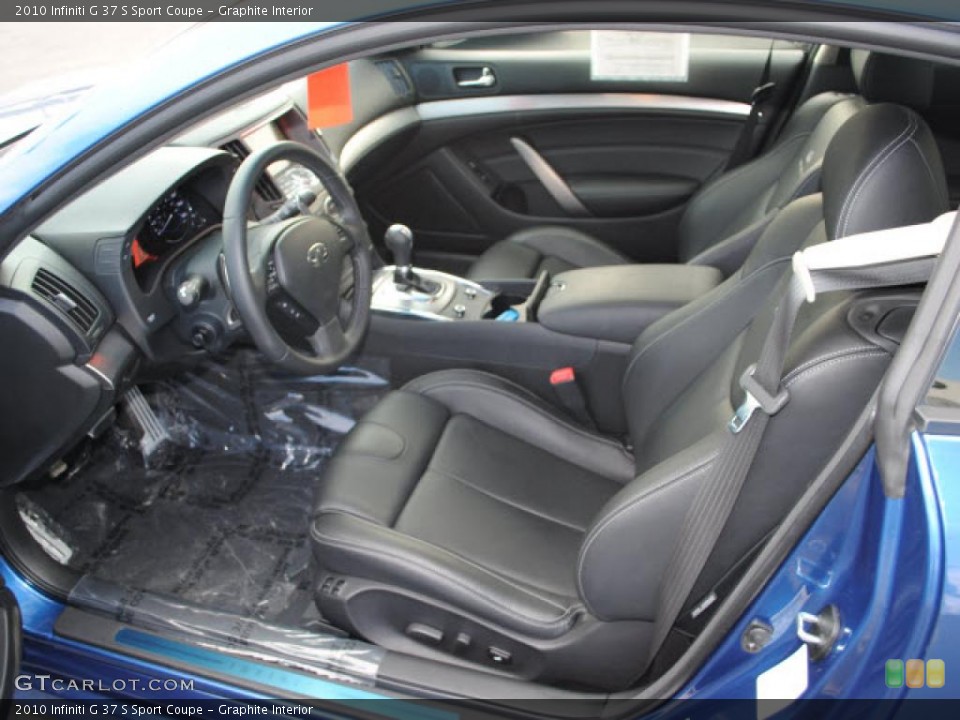 Graphite Interior Photo for the 2010 Infiniti G 37 S Sport Coupe #44867616