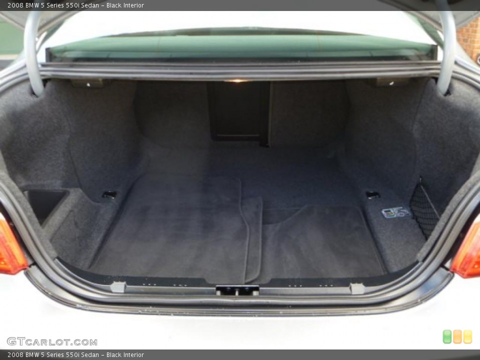 Black Interior Trunk for the 2008 BMW 5 Series 550i Sedan #44869824