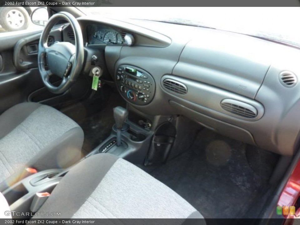 Dark Gray Interior Dashboard for the 2002 Ford Escort ZX2 Coupe #44871052