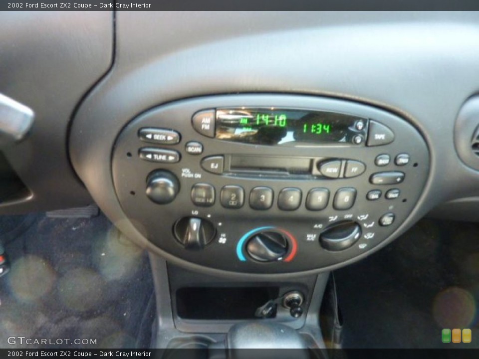 Dark Gray Interior Controls for the 2002 Ford Escort ZX2 Coupe #44871126