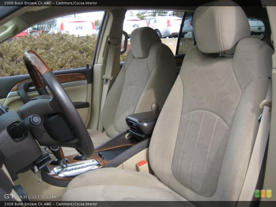 Cashmere/Cocoa Interior Photo for the 2008 Buick Enclave CX AWD #44871214