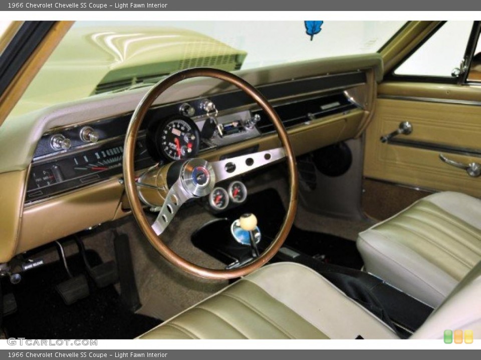 Light Fawn Interior Photo for the 1966 Chevrolet Chevelle SS Coupe #44873785