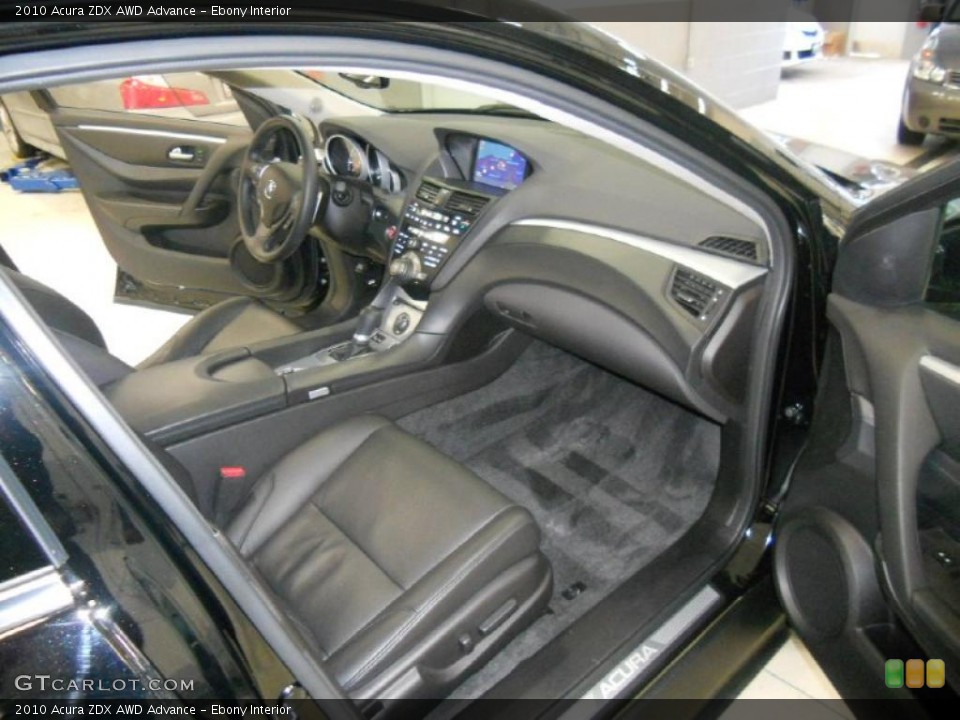 Ebony Interior Photo for the 2010 Acura ZDX AWD Advance #44874601