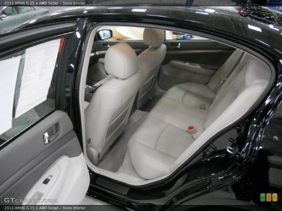 Stone Interior Photo for the 2011 Infiniti G 25 x AWD Sedan #44875537