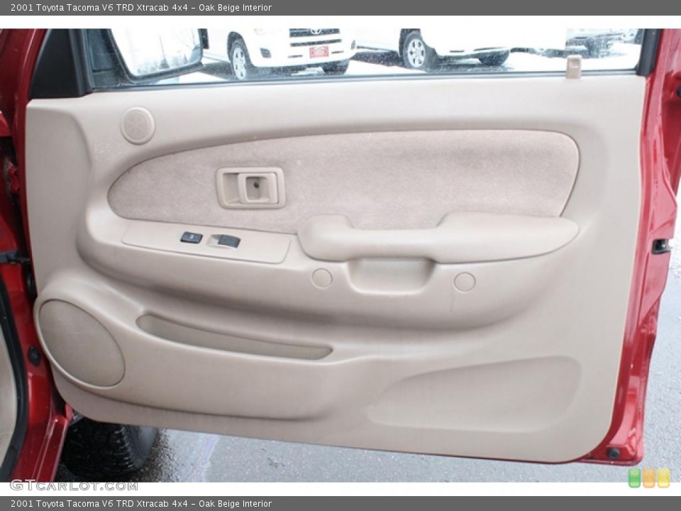 Oak Beige Interior Door Panel for the 2001 Toyota Tacoma V6 TRD Xtracab 4x4 #44876757