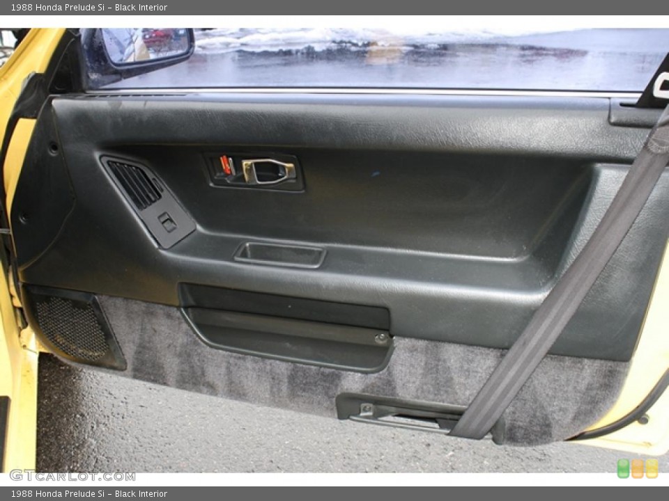 Black Interior Door Panel for the 1988 Honda Prelude Si #44879553