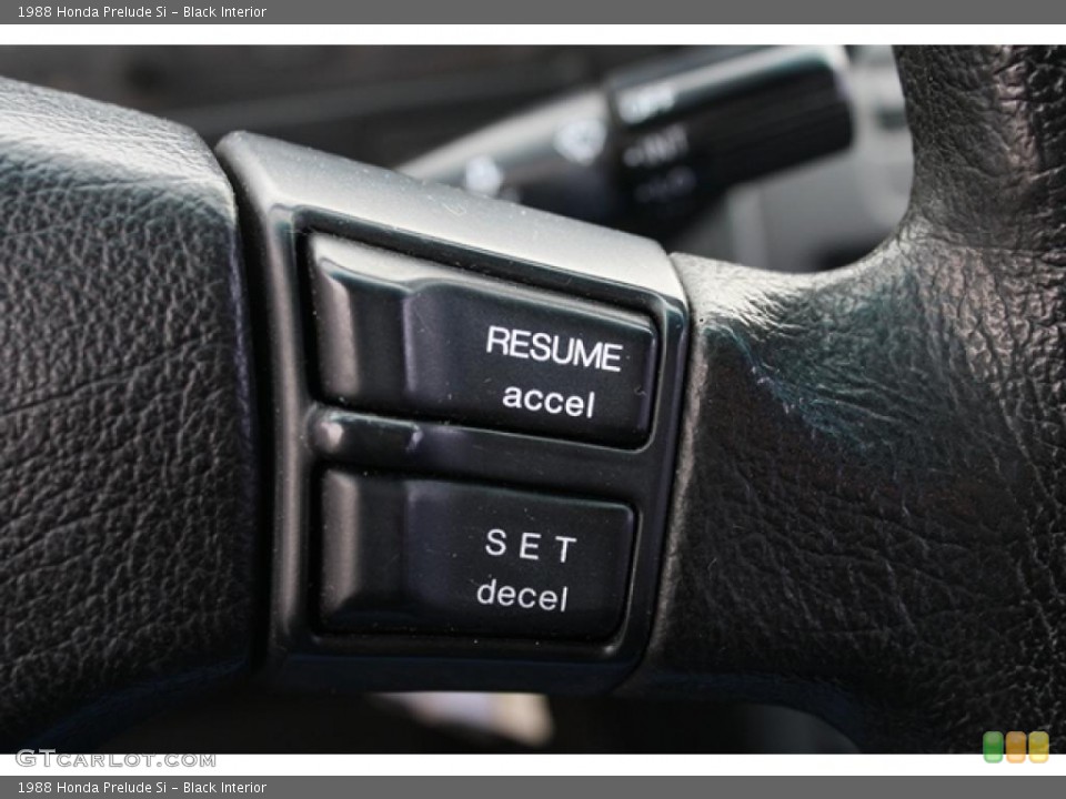 Black Interior Controls for the 1988 Honda Prelude Si #44879609