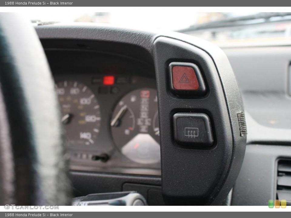 Black Interior Controls for the 1988 Honda Prelude Si #44879641