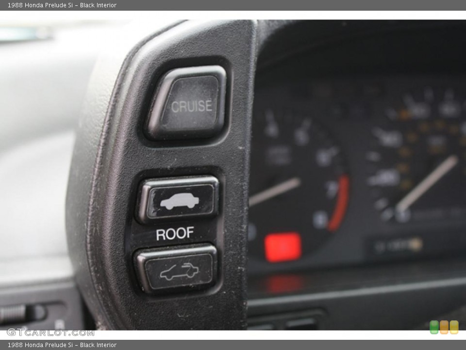 Black Interior Controls for the 1988 Honda Prelude Si #44879654