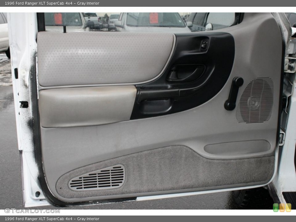 Gray Interior Door Panel for the 1996 Ford Ranger XLT SuperCab 4x4 #44879909