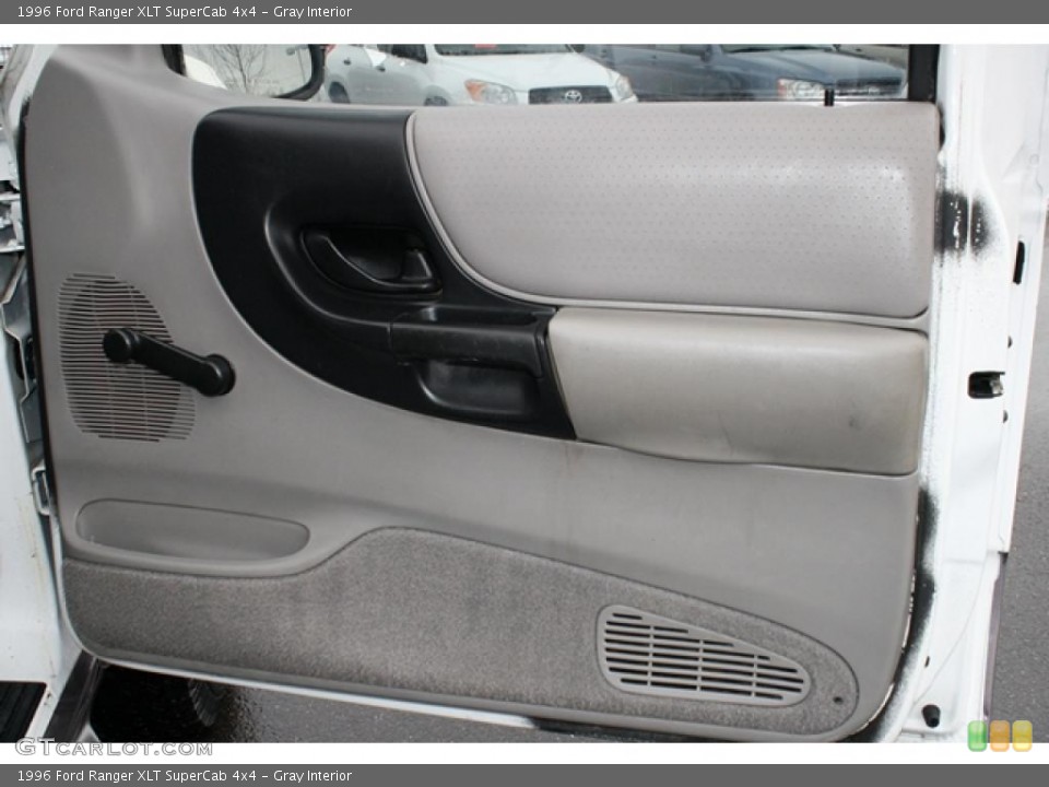 Gray Interior Door Panel for the 1996 Ford Ranger XLT SuperCab 4x4 #44879917
