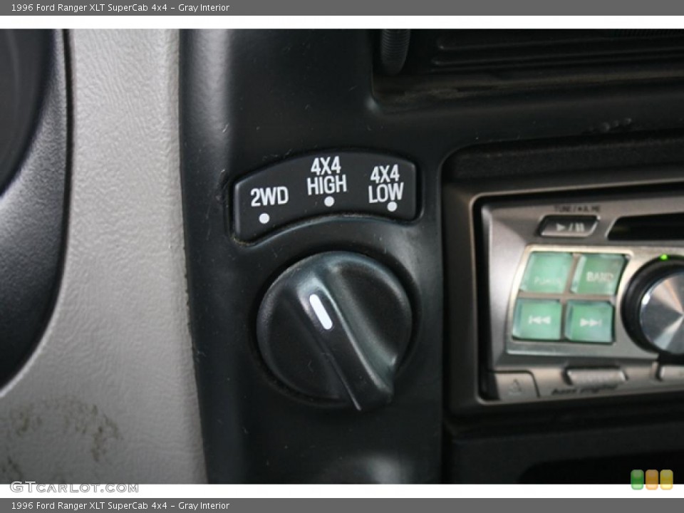 Gray Interior Controls for the 1996 Ford Ranger XLT SuperCab 4x4 #44879941