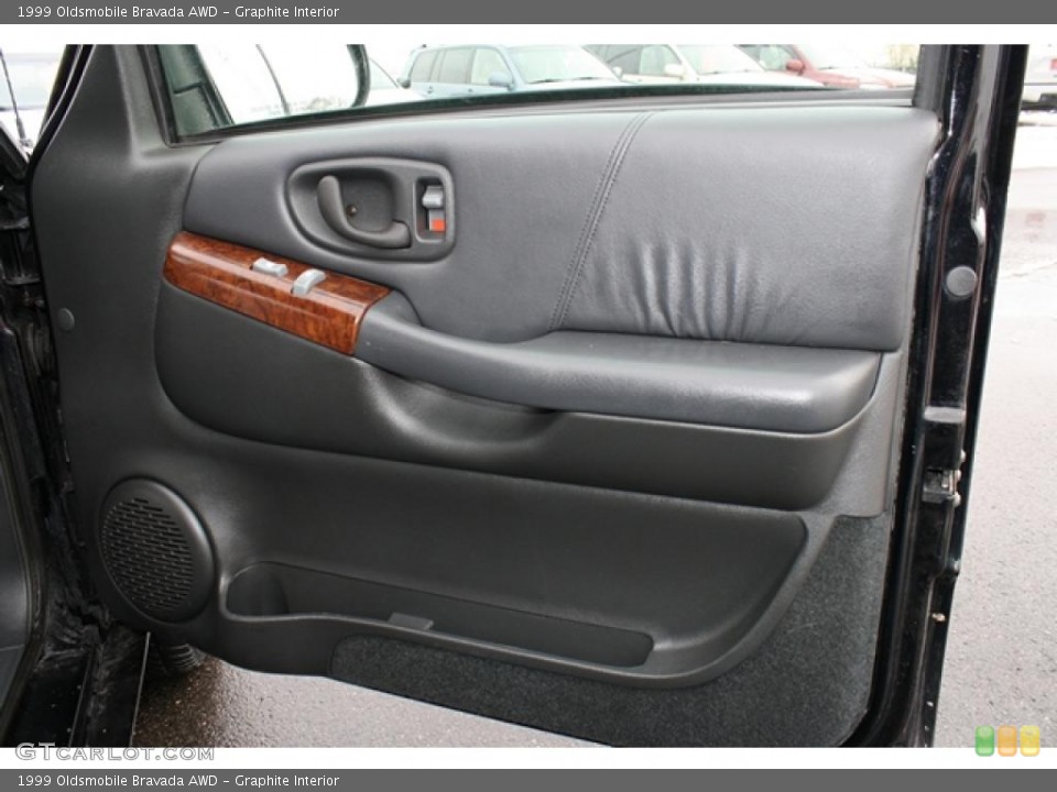 Graphite Interior Door Panel for the 1999 Oldsmobile Bravada AWD #44880497